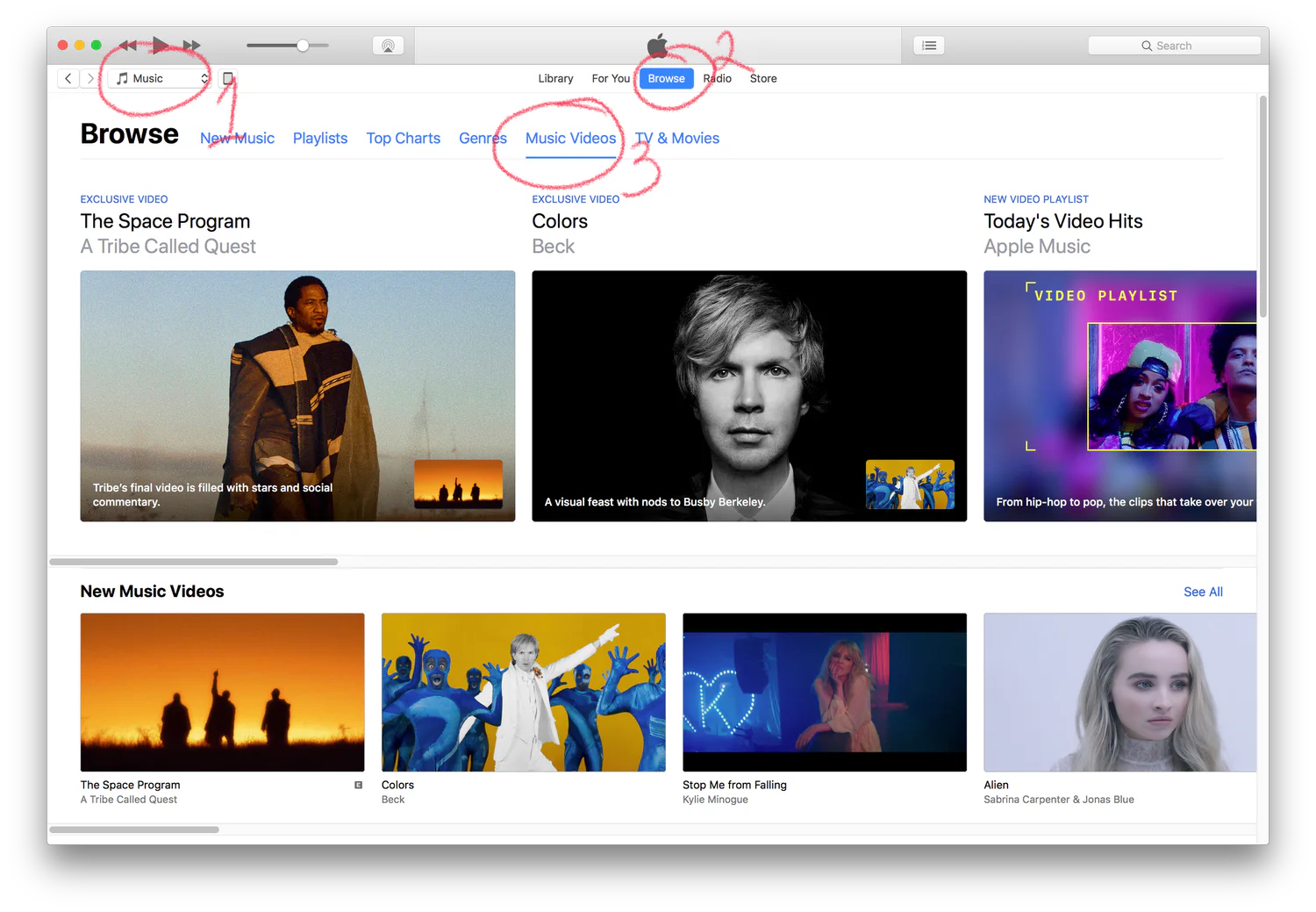 Music Videos iTunes